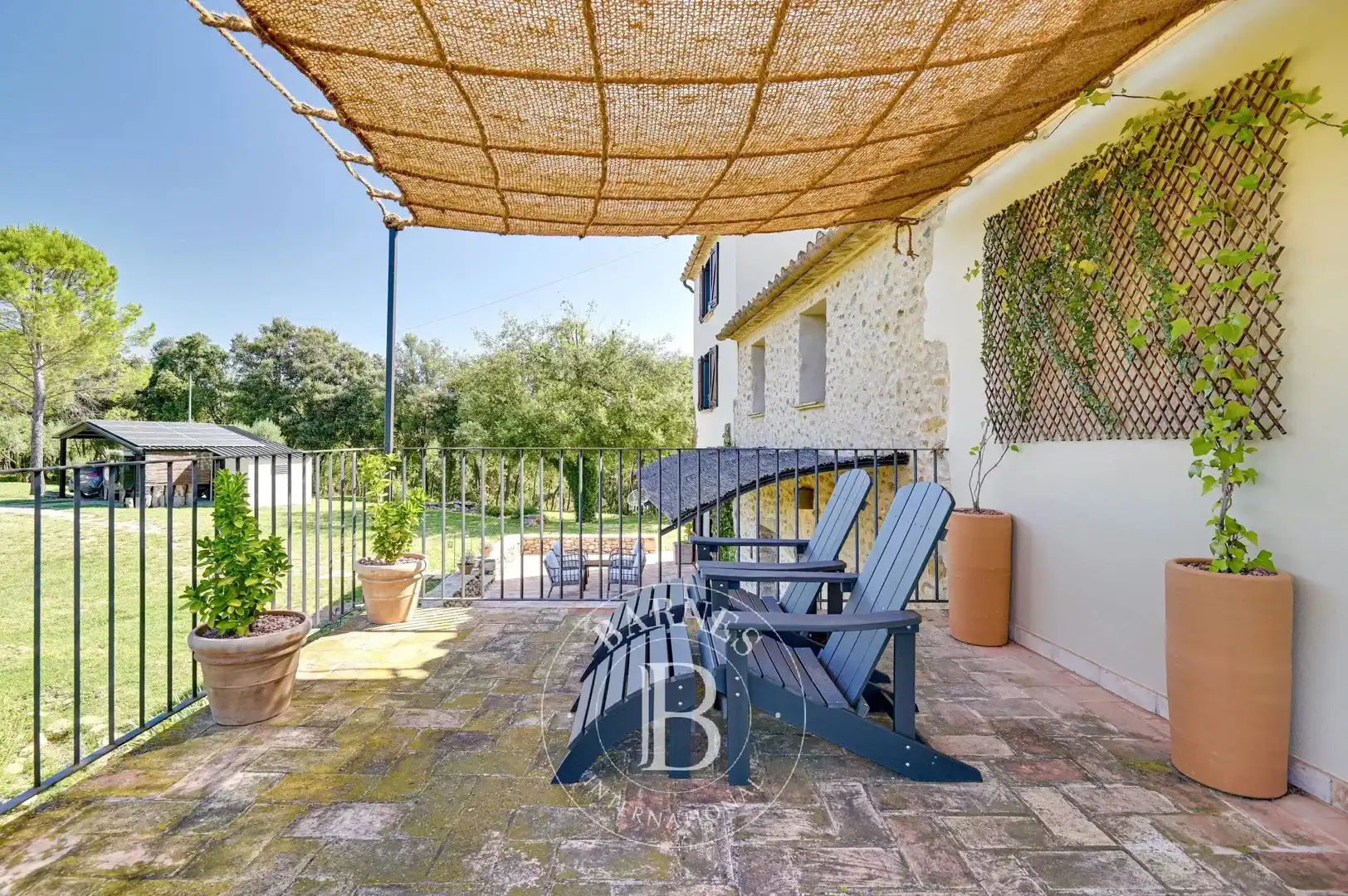Terraza de Finca rústica en venta en Esponellà con Calefacción, Piscina y Amueblado