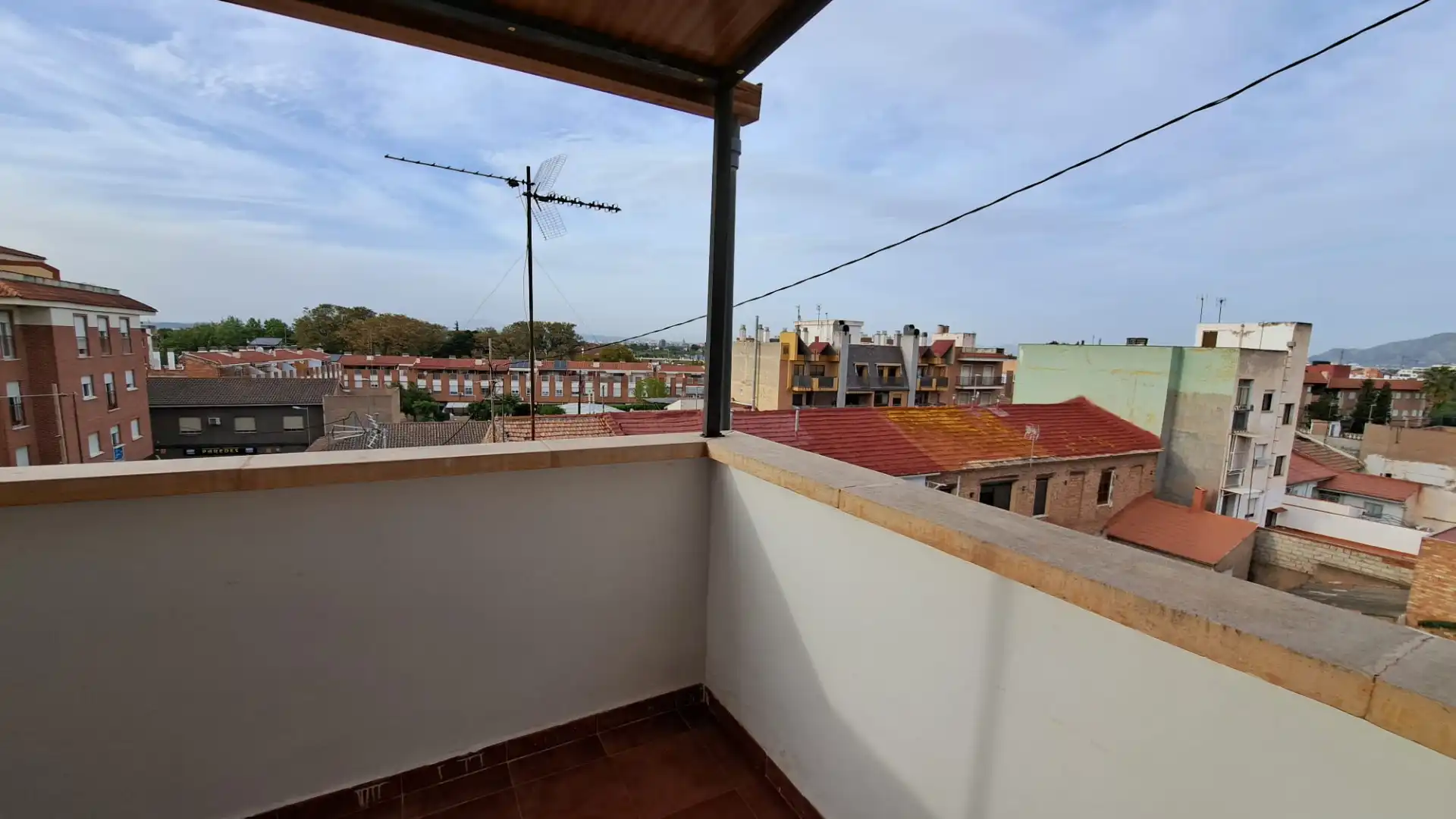 Balcony of Attic for sale in Murcia  with Air Conditioner, Heating and Parquet flooring