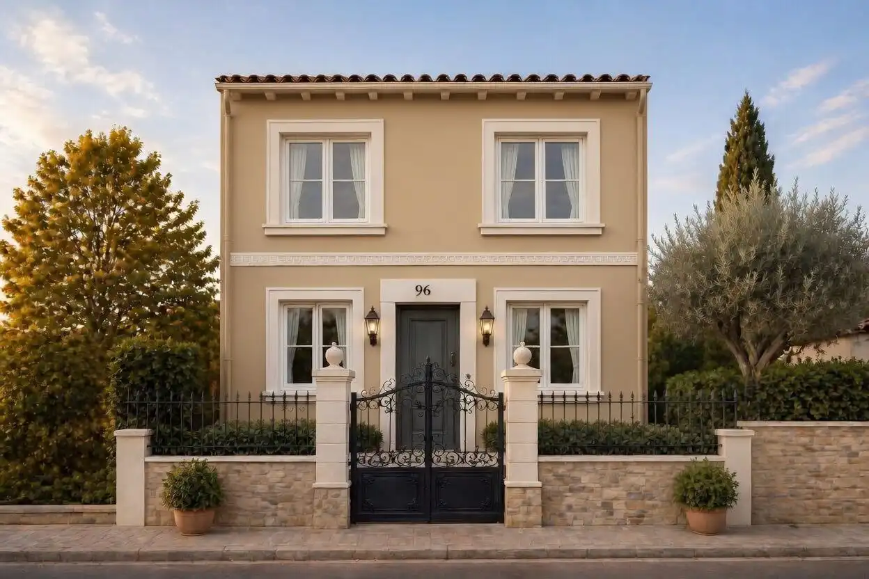 Außenansicht von Einfamilien-Reihenhaus zum Verkauf in  Barcelona Capital mit Heizung und Abstellraum