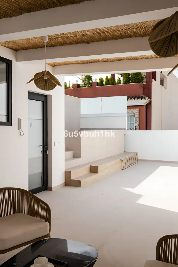 Terrace of Detached homes for sale in Málaga  with Terrace, Swimming Pool and Furnished