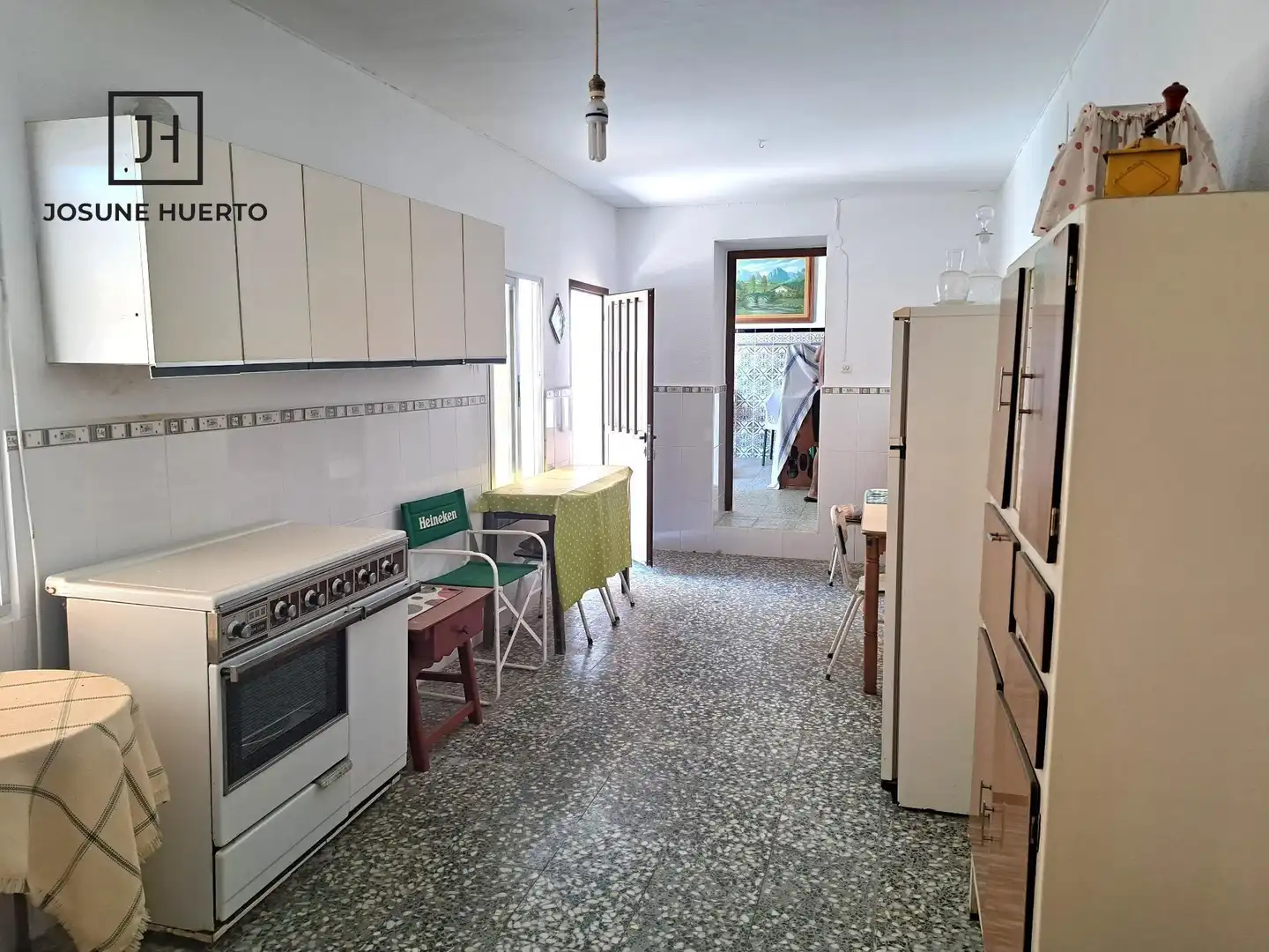 Cuina de Casa o xalet en venda en Esparragosa de la Serena amb Terrassa