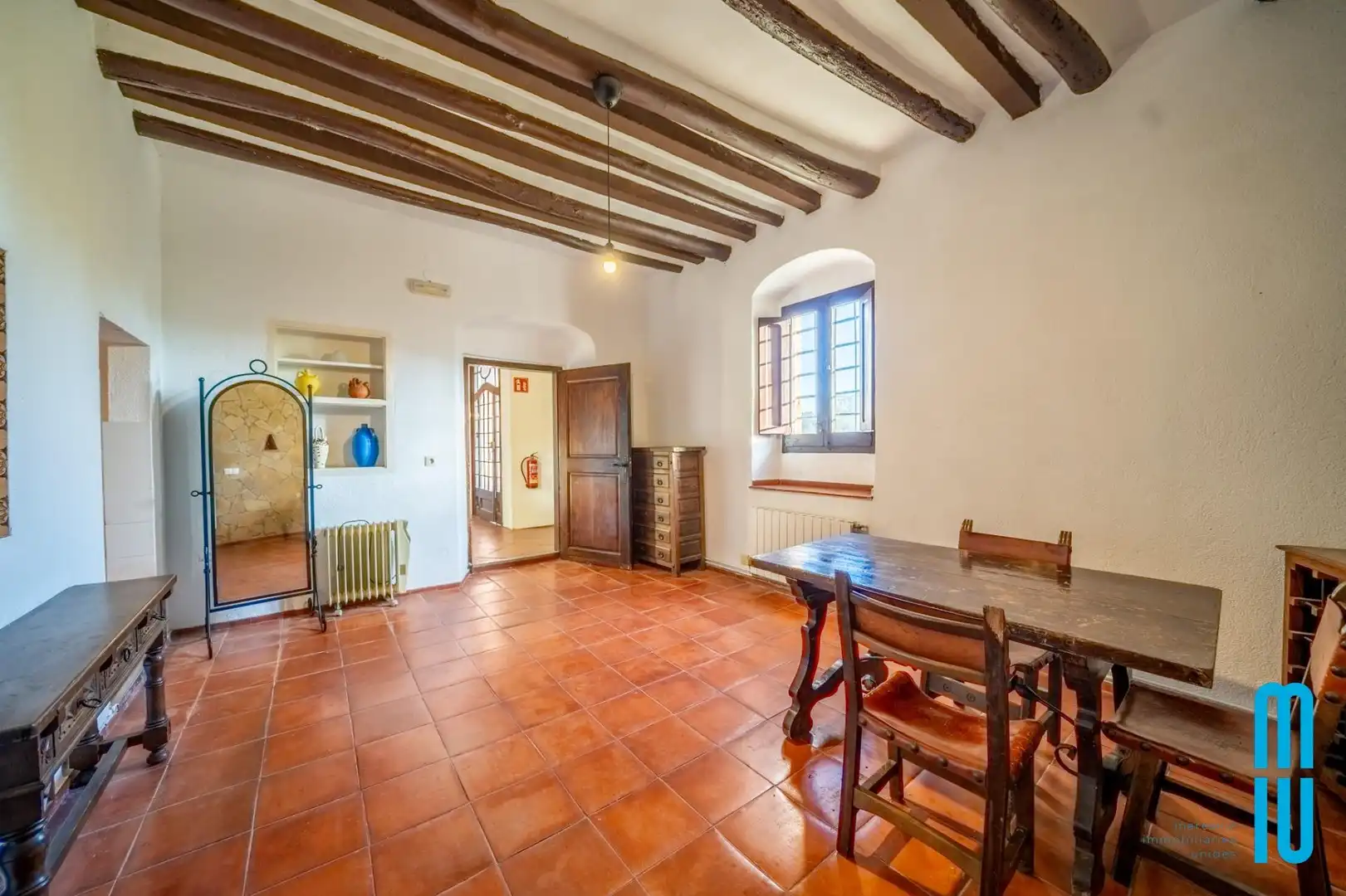Esszimmer von Country house zur Miete in Tordera mit Heizung, Privatgarten und Terrasse