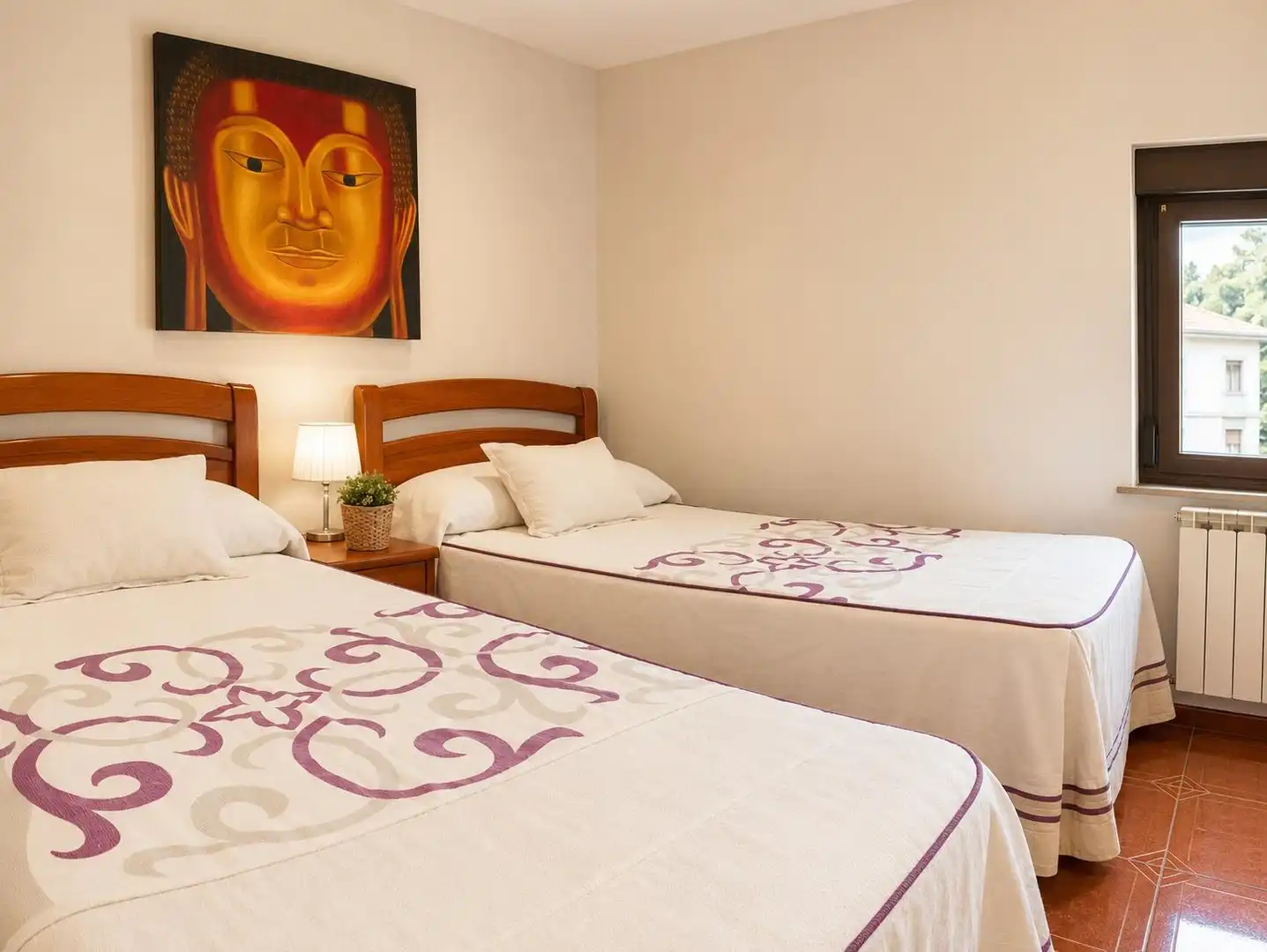 Bedroom of Flat for sale in Aller  with Heating and Furnished