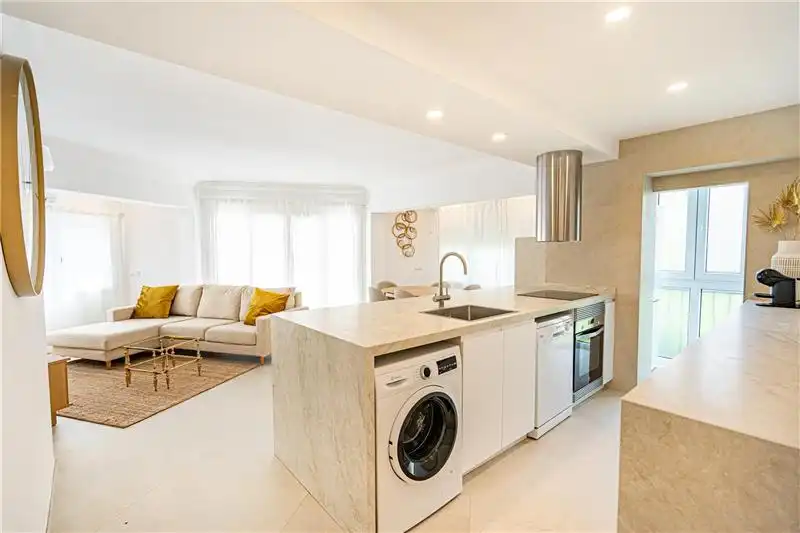Kitchen of Flat for rent in  Palma de Mallorca  with Air Conditioner, Furnished and Balcony