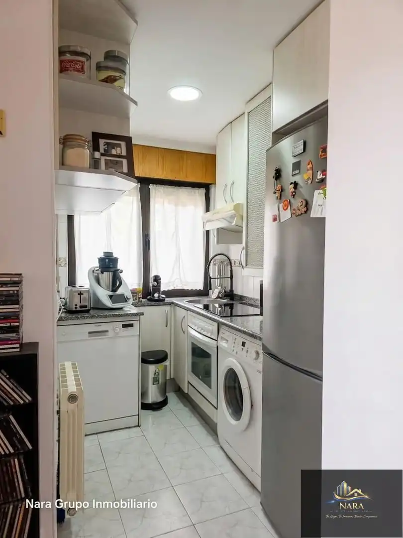 Küche von Wohnung zum Verkauf in Santander mit Heizung, Privatgarten und Parkett