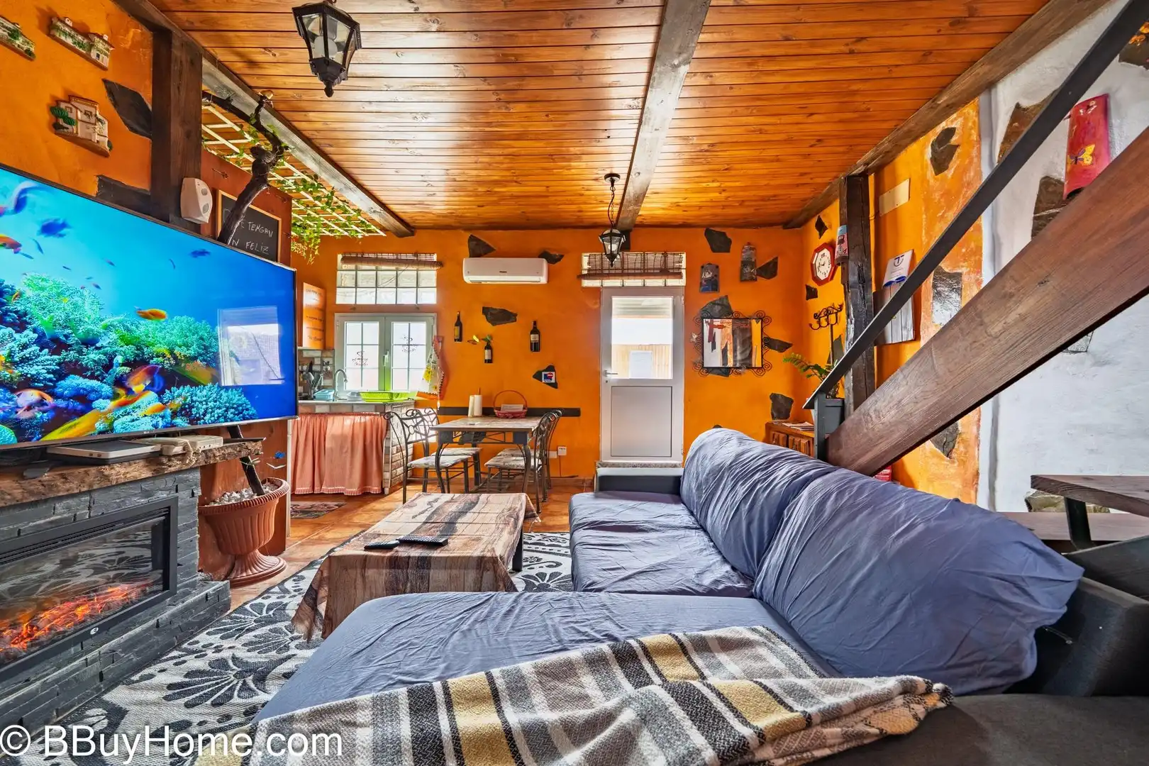 Wohnzimmer von Wohnung zur Miete in Las Palmas de Gran Canaria mit Klimaanlage, Heizung und Terrasse