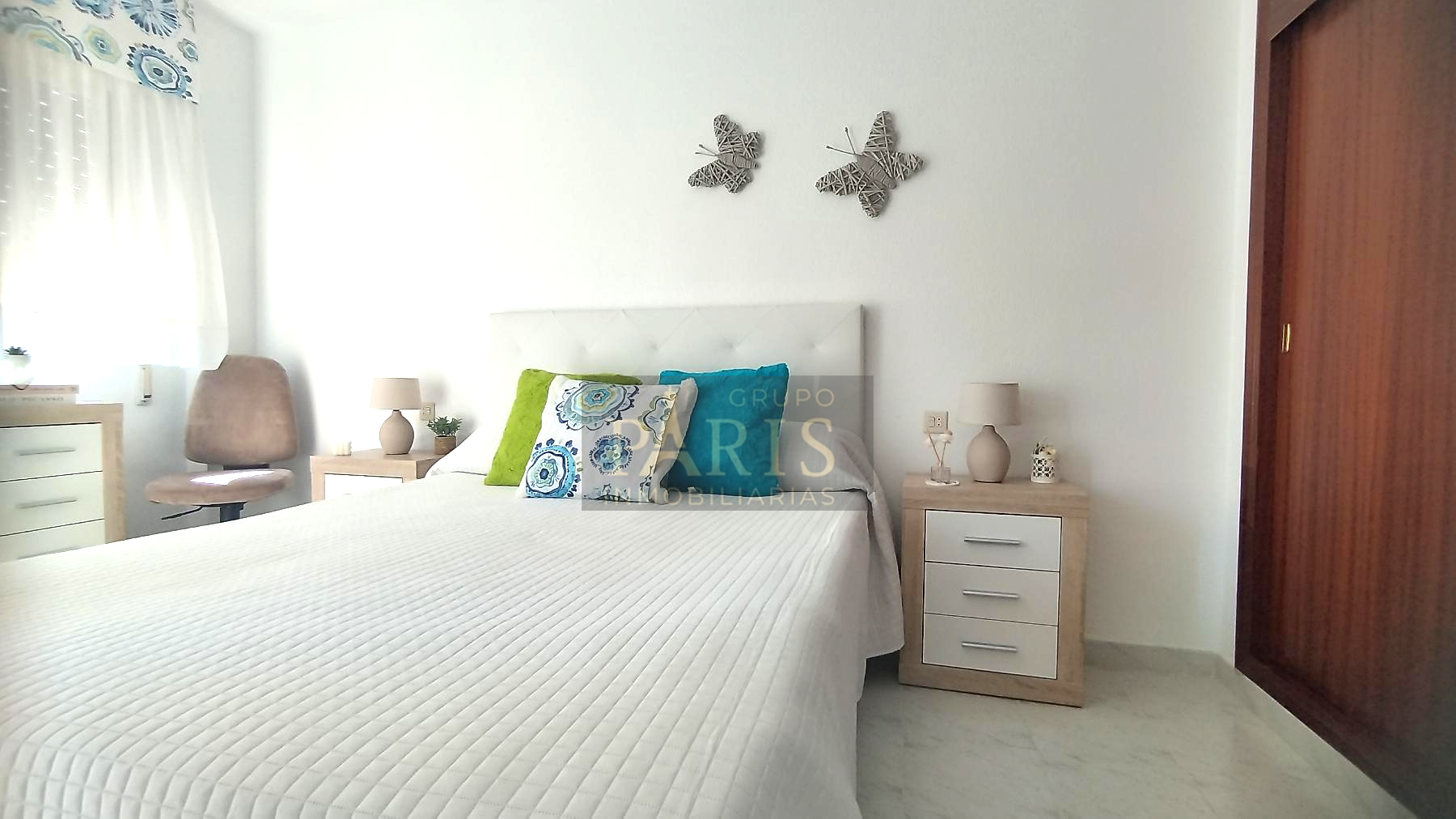 Bedroom of Flat for sale in Los Alcázares  with Air Conditioner, Terrace and Furnished
