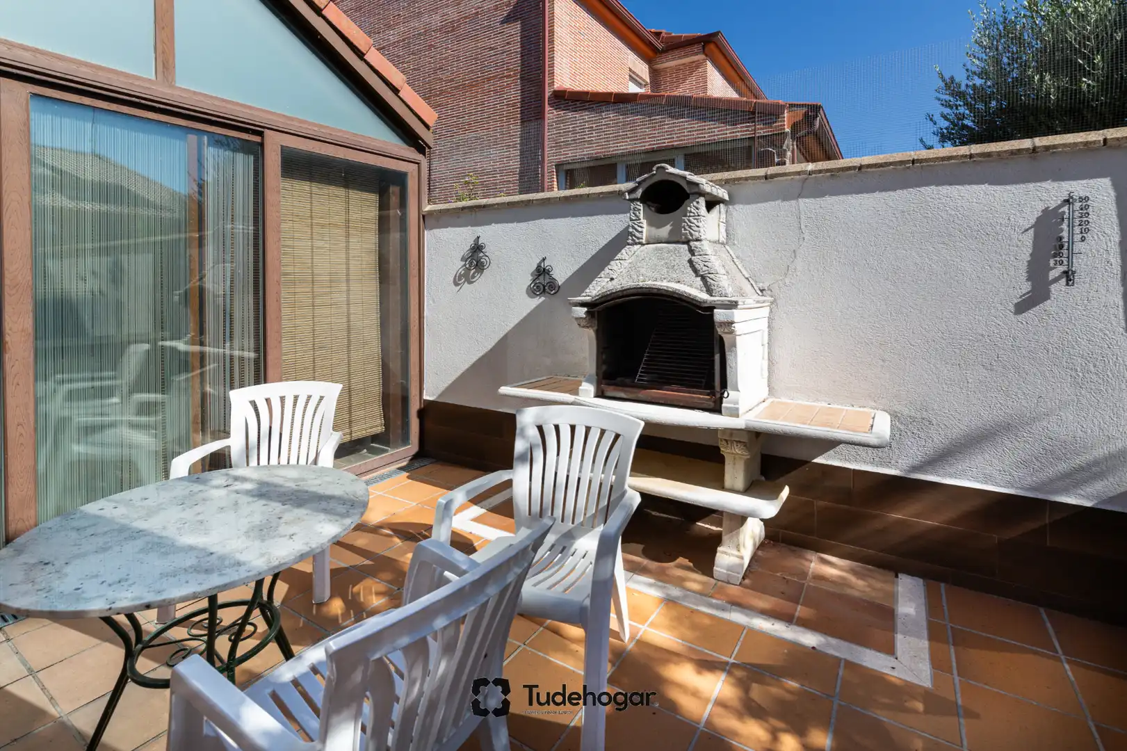 Terraza de Casa o chalet en venta en Tudela de Duero con Calefacción, Jardín privado y Amueblado