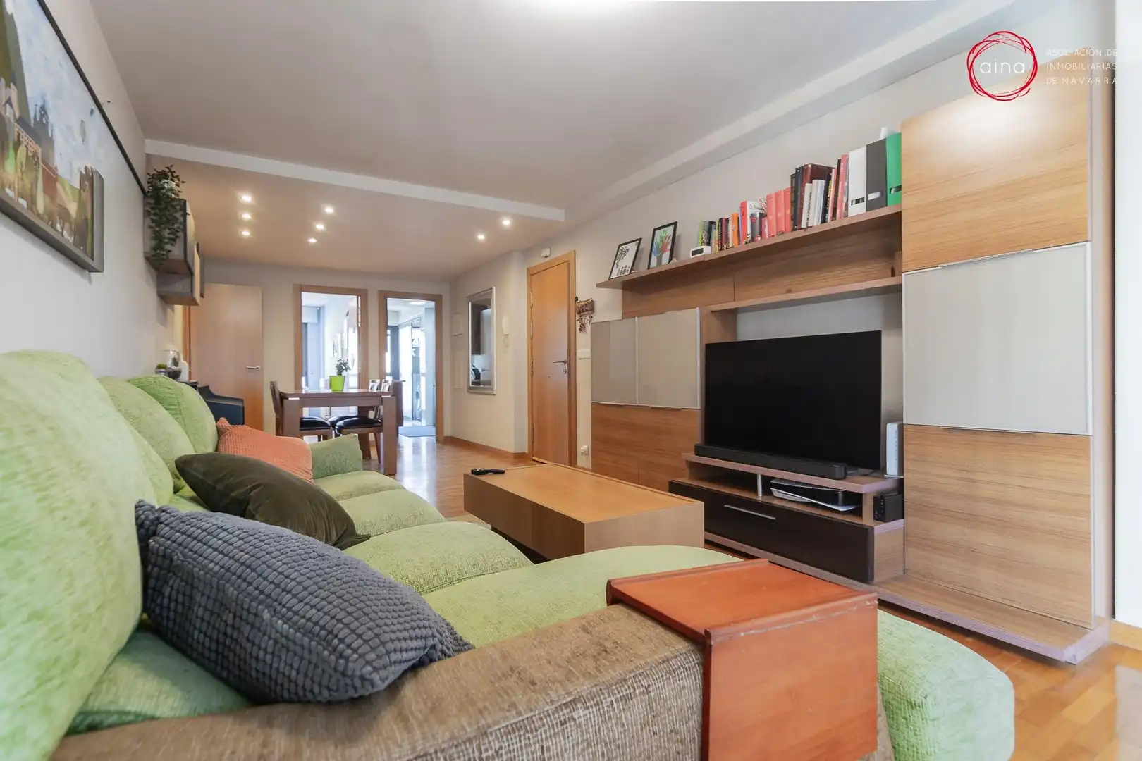 Sala de estar de Piso en venta en Berrioplano / Berriobeiti con Calefacción y Trastero