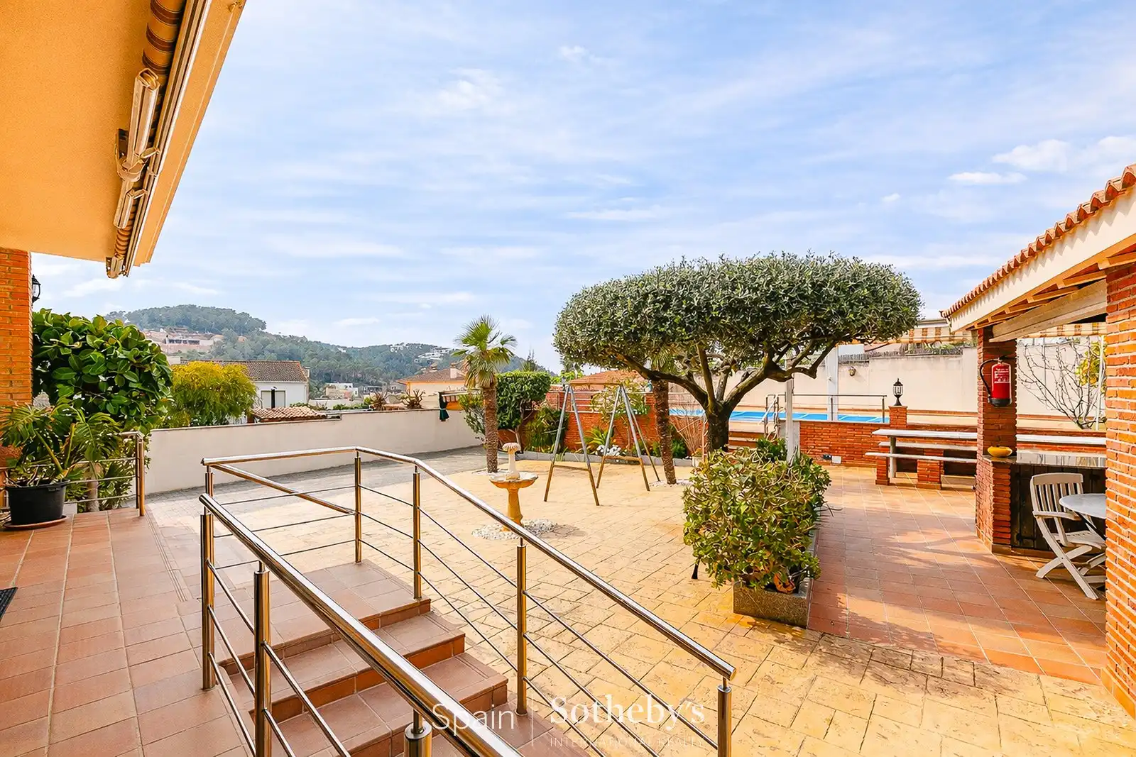 Terrace of Houses for sale in Sant Pere de Ribes  with Air Conditioner, Heating and Private garden