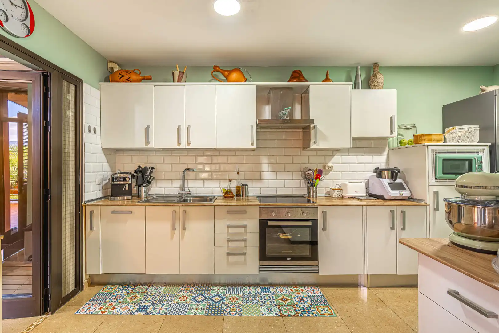 Kitchen of Detached homes for sale in Los Realejos  with Parquet flooring, Terrace and Storage room