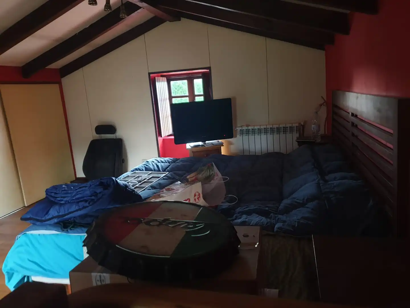 Sala de estar de Casa o chalet en venta en Narón con Calefacción, Parquet y Amueblado