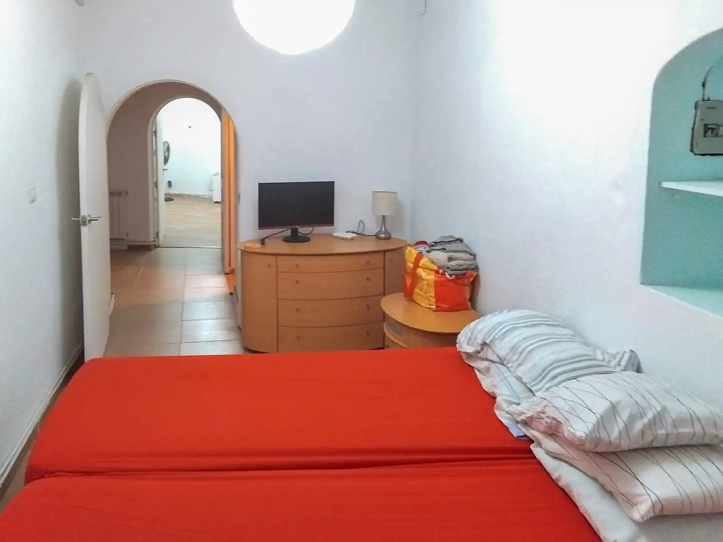 Bedroom of Flat for sale in Forallac  with Internet and Alarm