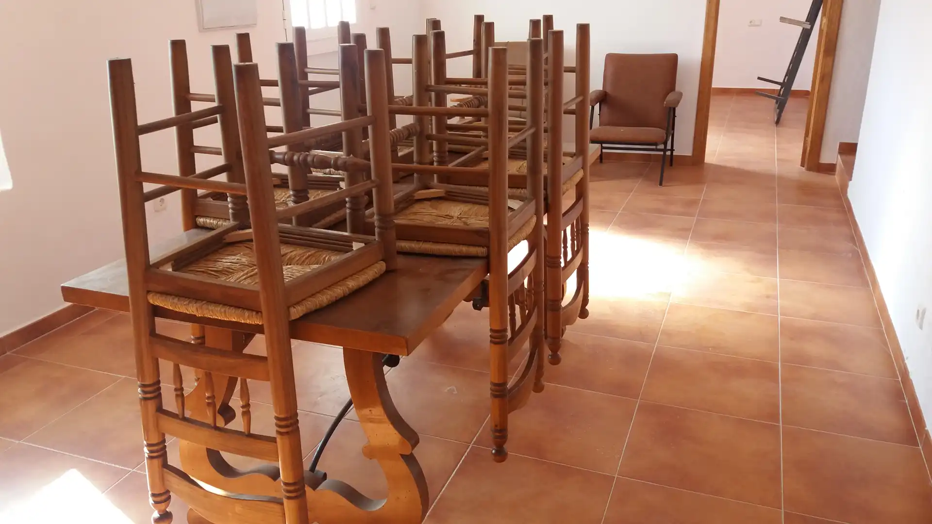 Comedor de Casa adosada en venta en Almuñécar con Terraza, Piscina y Amueblado