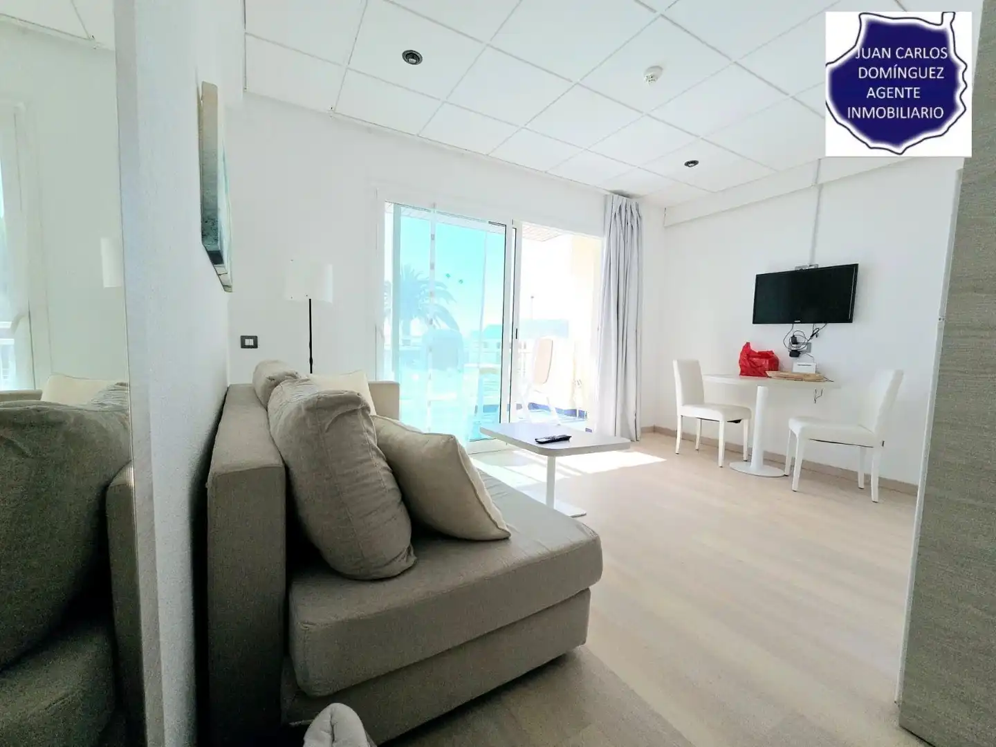 Sala de estar de Apartamento de alquiler en Mogán con Aire acondicionado, Terraza y Amueblado