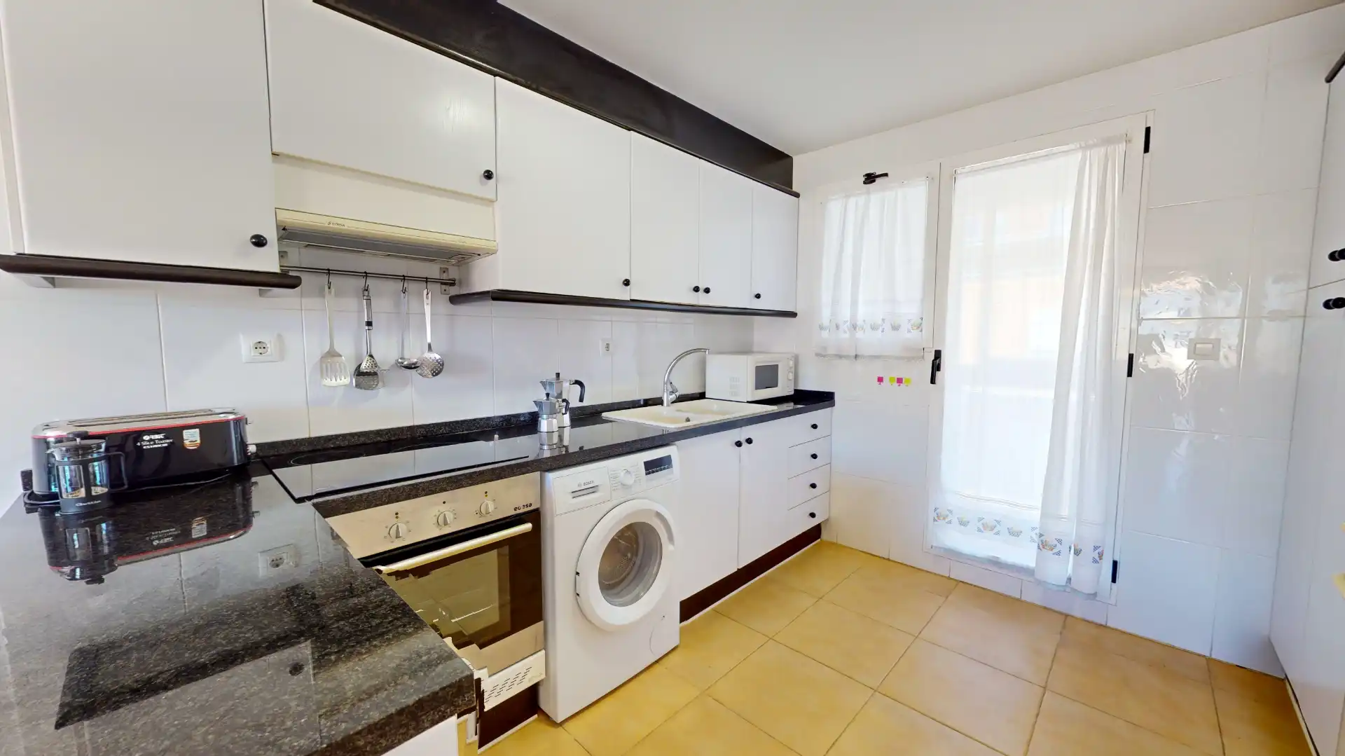 Cocina de Dúplex de alquiler en Dénia con Aire acondicionado, Calefacción y Terraza