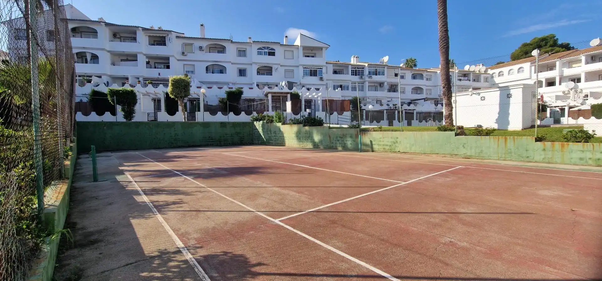 Vista exterior de Apartamento en venta en Mijas con Jardín privado, Terraza y Piscina comunitaria