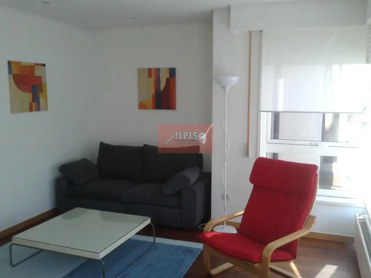 Wohnzimmer von Wohnungen zur Miete in Ourense Capital  mit Heizung, Parkett und Möbliert