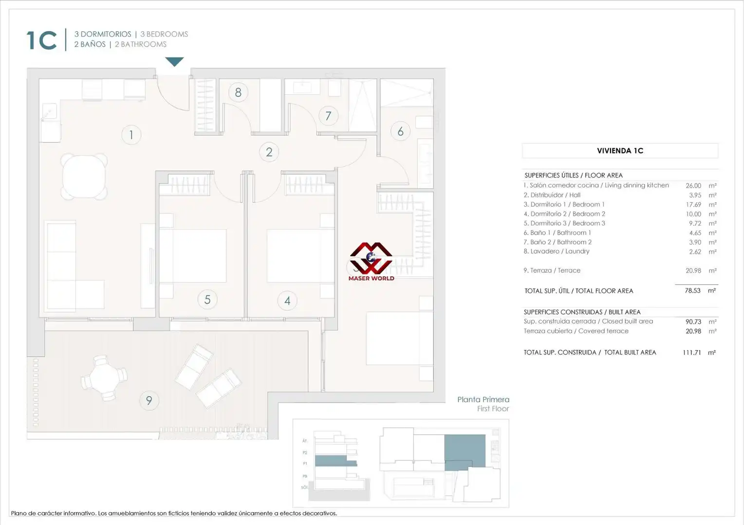 Apartamento con piscina en venta en Benijófar, imagen 6