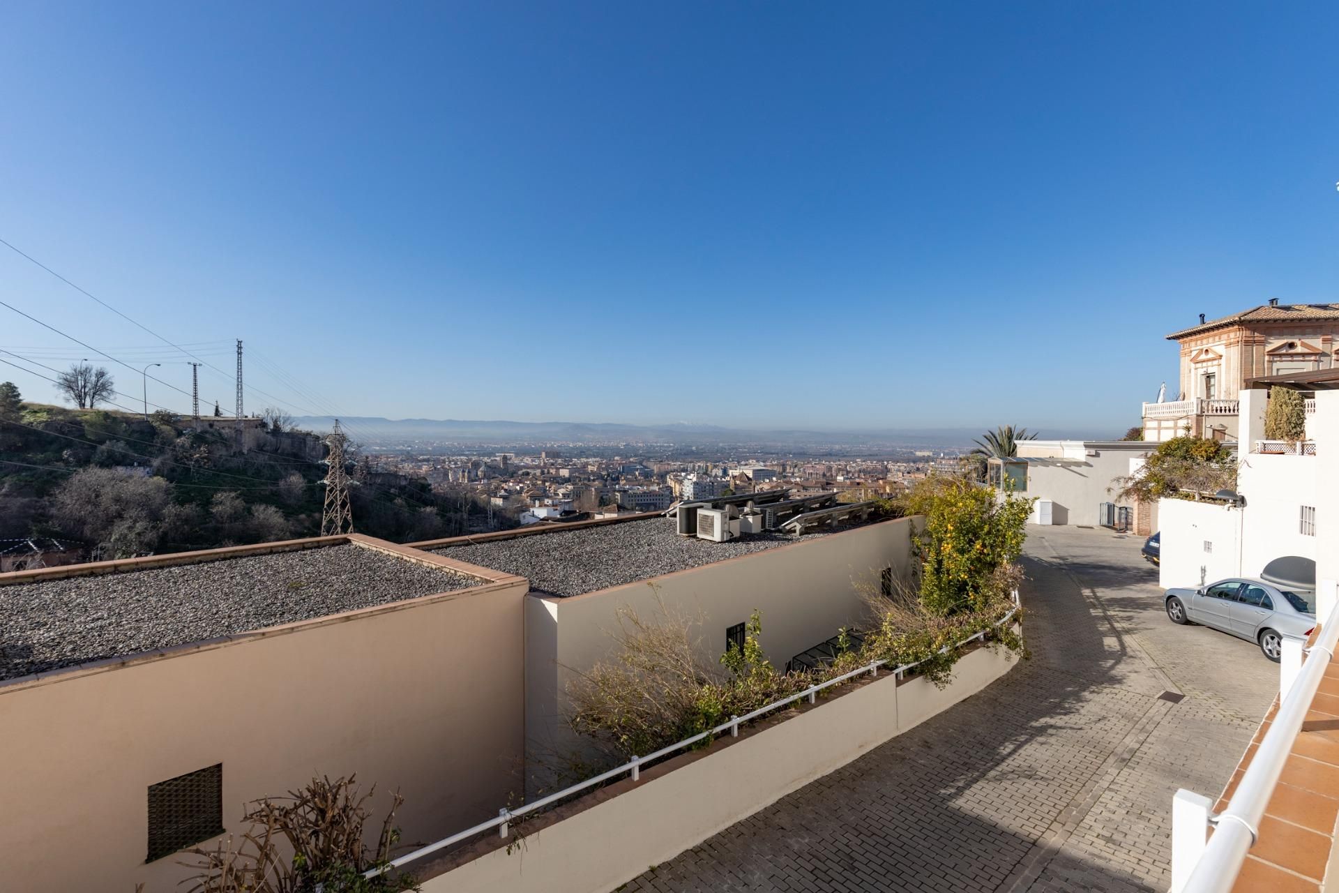 Exterior view of House or chalet for sale in  Granada Capital  with Private garden, Terrace and Community pool