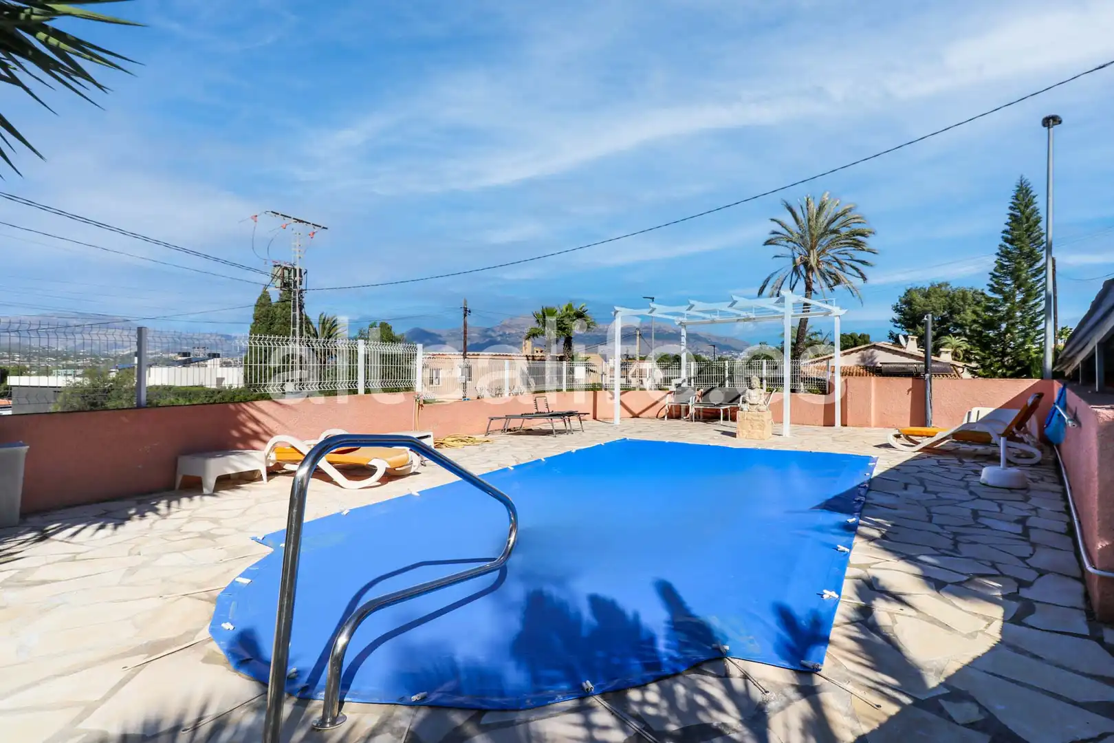 Exterior view of Houses for sale in L'Alfàs del Pi  with Air Conditioner, Heating and Private garden