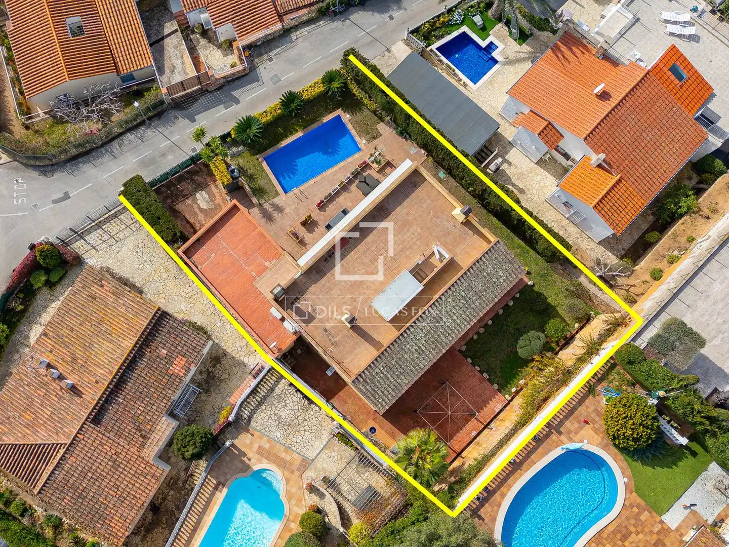 Vista exterior de Casa o chalet en venta en Lloret de Mar con Aire acondicionado, Calefacción y Jardín privado