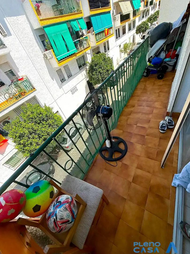 Balcony of Flat for sale in Mijas