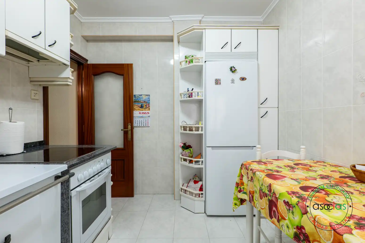 Kitchen of Flat for sale in Gijón   with Heating and Terrace