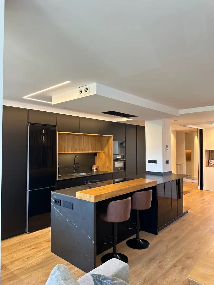 Cocina de Piso en venta en Castrillón con Calefacción, Parquet y Internet