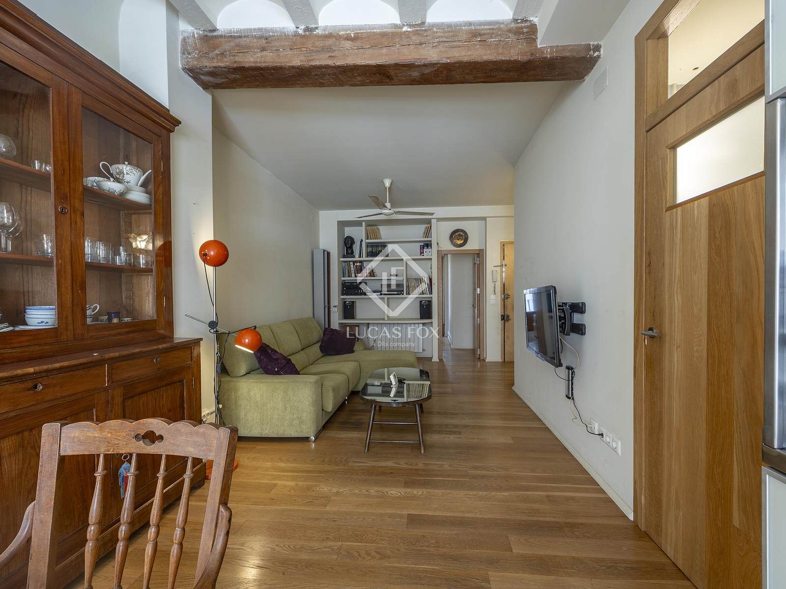 Sala d'estar de Pis en venda en  Valencia Capital amb Aire condicionat, Calefacció i Parquet