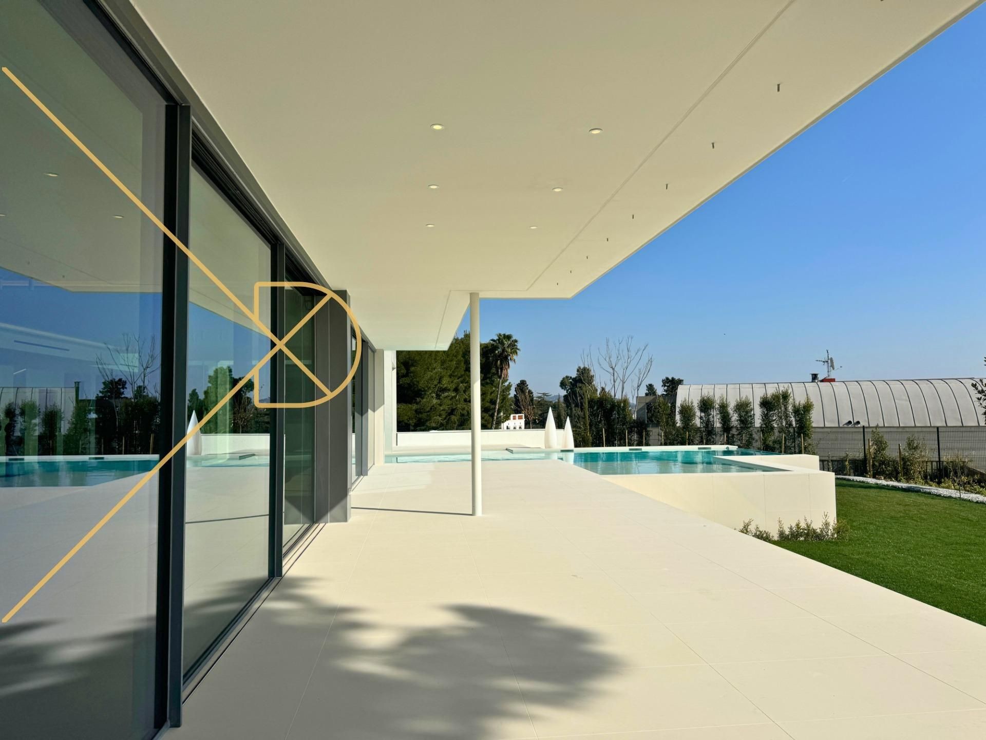 Vista exterior de Casa o xalet en venda en  Barcelona Capital amb Aire condicionat, Calefacció i Jardí privat