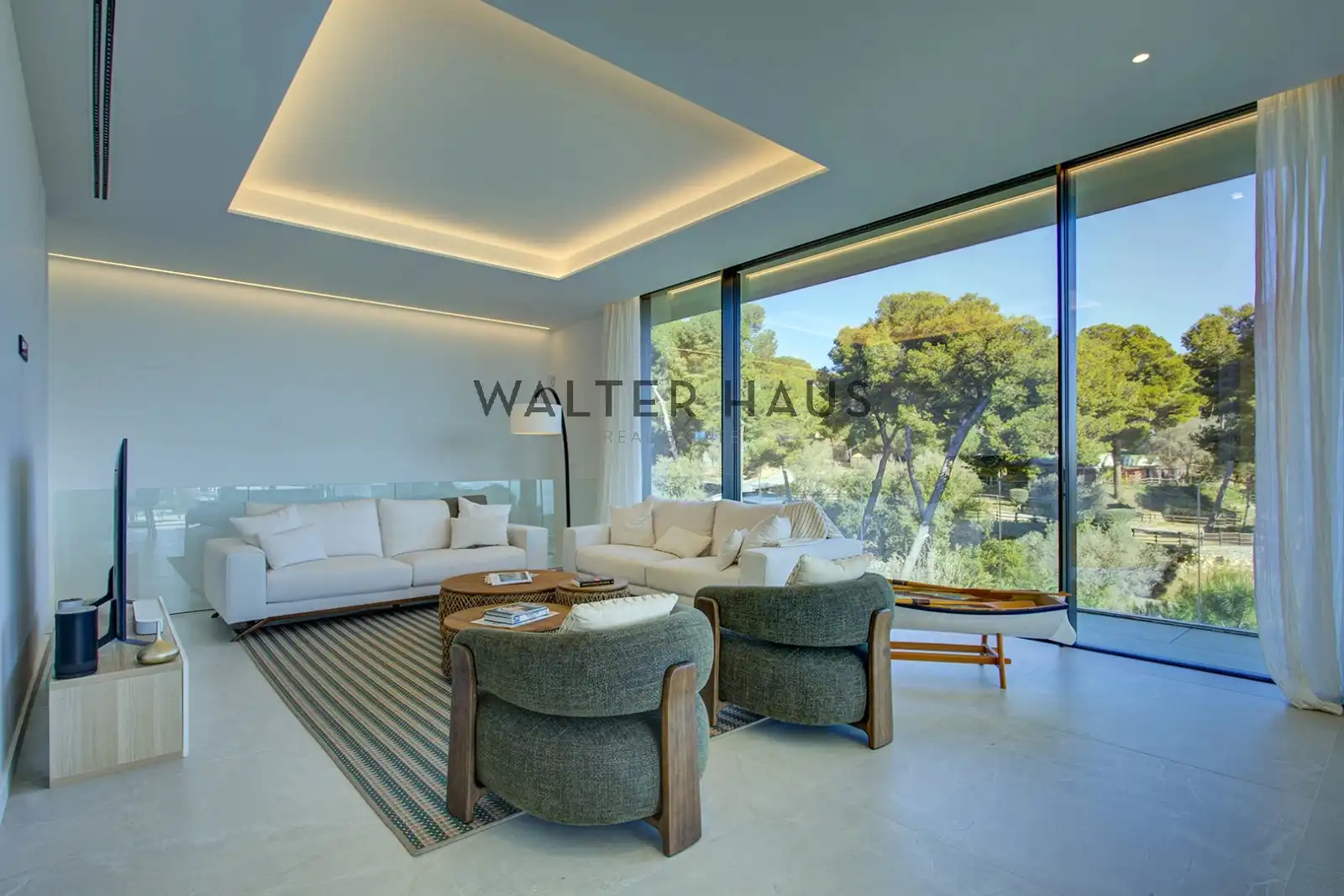 Living room of Houses for rent in Calonge i Sant Antoni  with Air Conditioner, Heating and Private garden
