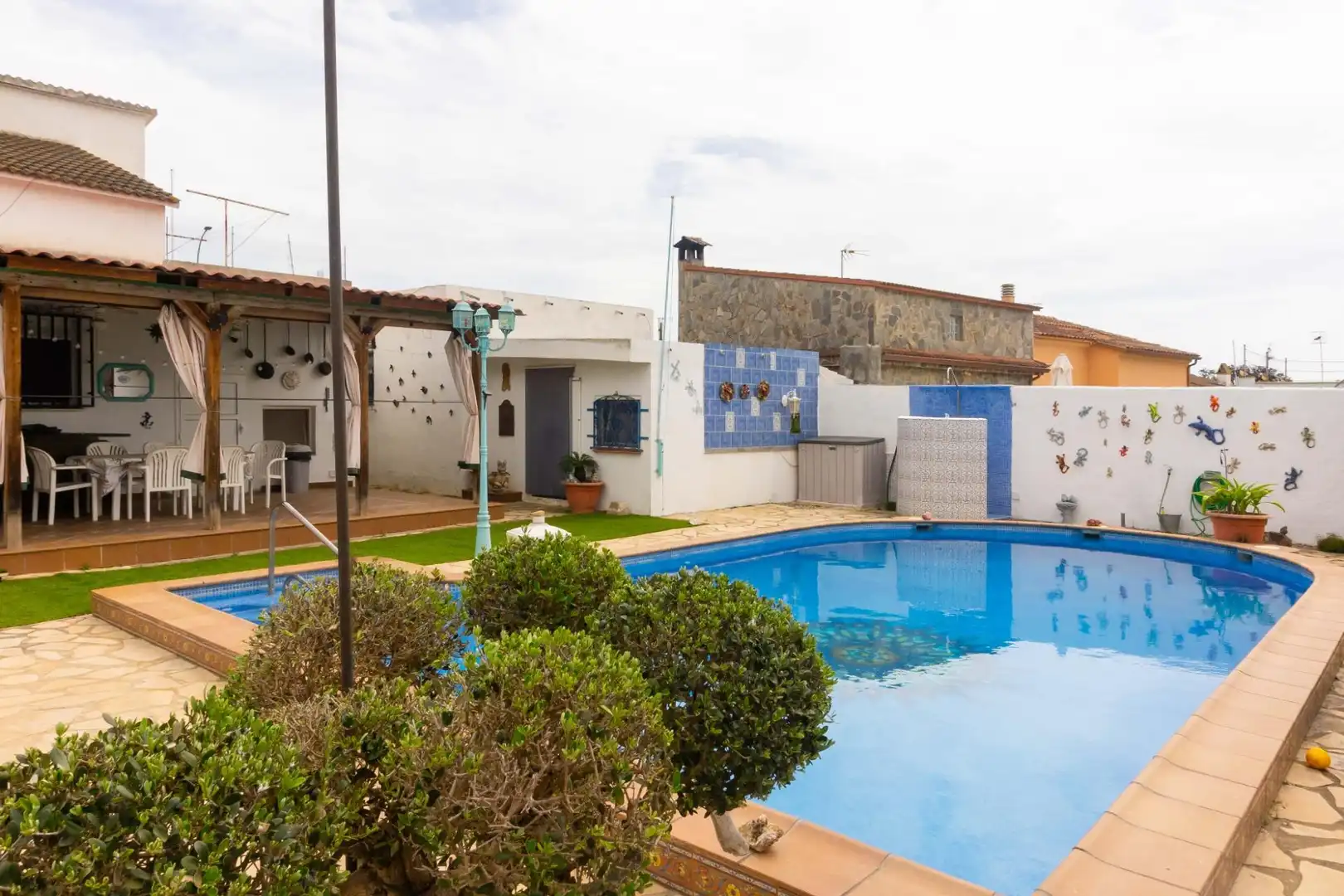 Swimming pool of Houses for sale in Albinyana  with Heating, Balcony and Community pool