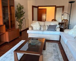 Living room of Flat to rent in  Pamplona / Iruña  with Heating, Parquet flooring and Terrace