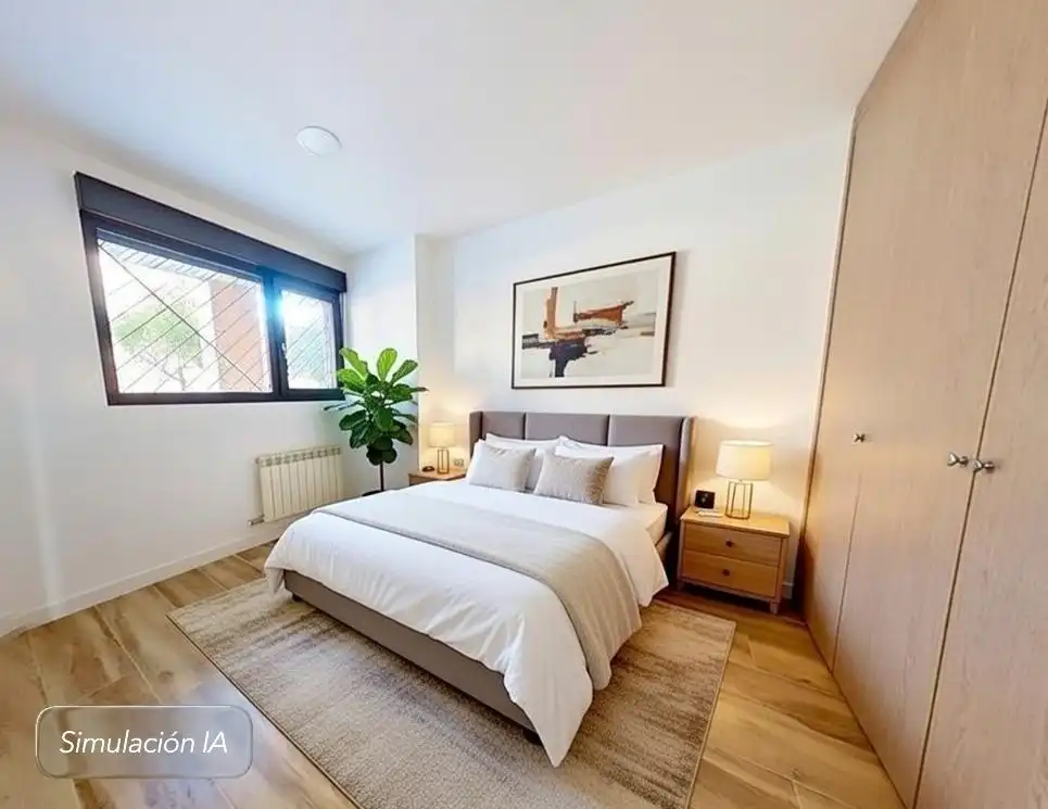 Schlafzimmer von Erdgeschoss zum Verkauf in Valladolid mit Klimaanlage und Heizung