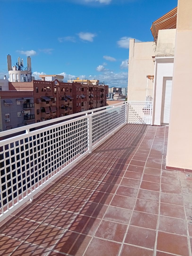 Balcony of Attic to rent in  Granada Capital  with Heating, Terrace and Pets allowed