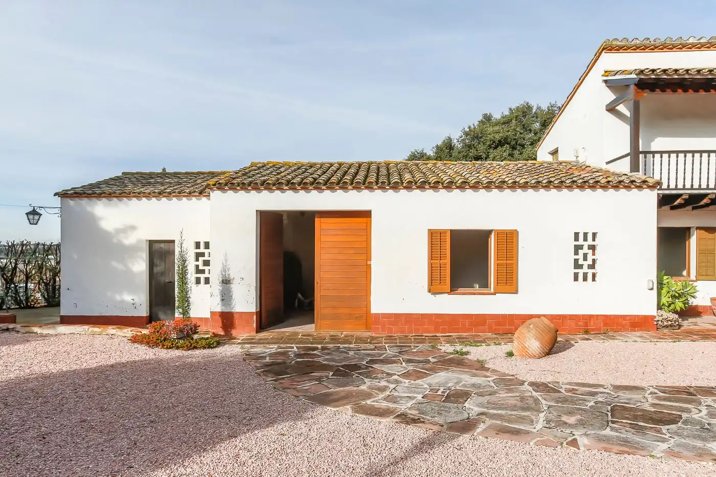 Vista exterior de Finca rústica en venda en Les Franqueses del Vallès