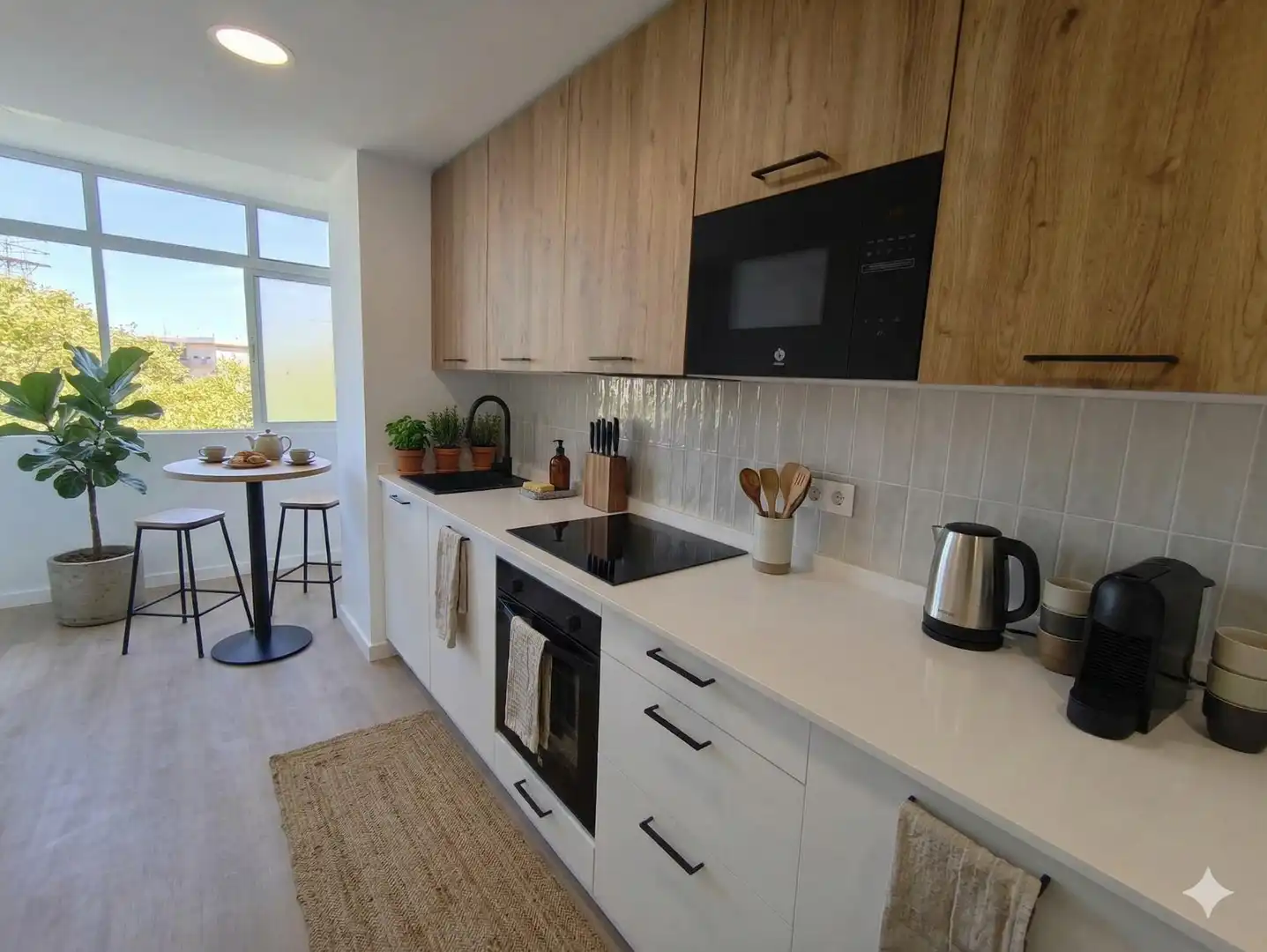 Cuina de Apartament en venda en Benalmádena amb Aire condicionat, Parquet i Terrassa