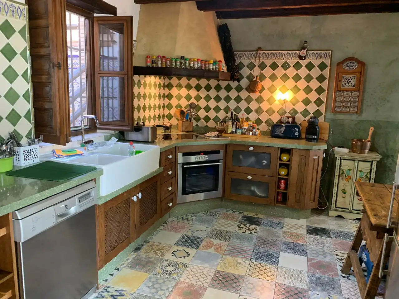 Cocina de Casa o chalet en venta en Torrox con Jardín privado, Terraza y Piscina