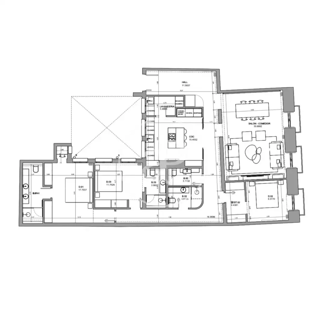Flat for sale in Madrid  with Air Conditioner, Heating and Balcony