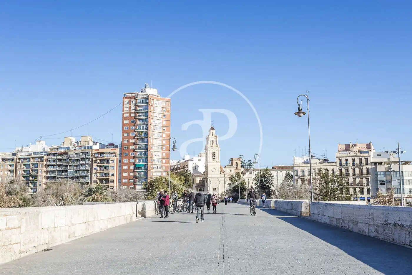 Vista exterior de Pis de lloguer en Valencia amb Aire condicionat, Calefacció i Moblat
