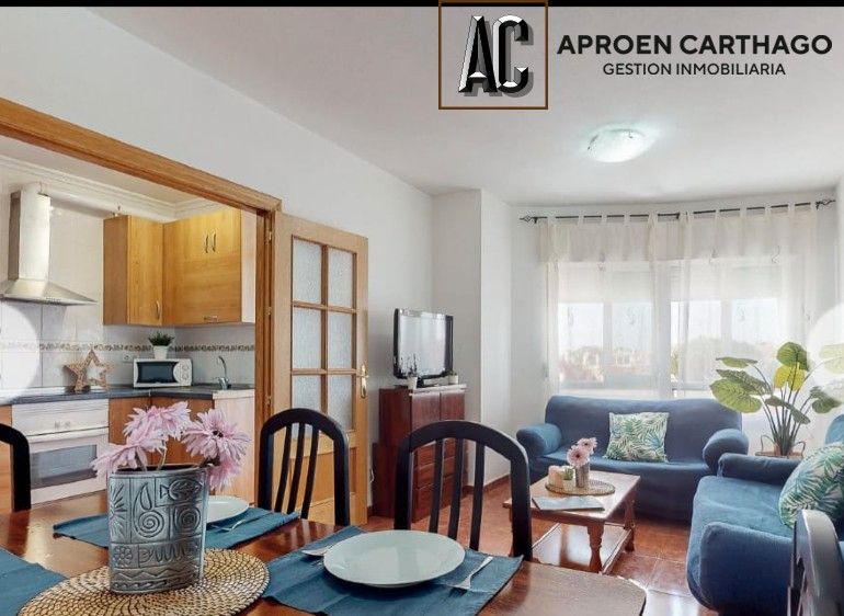 Bedroom of Flat for sale in Cartagena  with Storage room, Furnished and Balcony