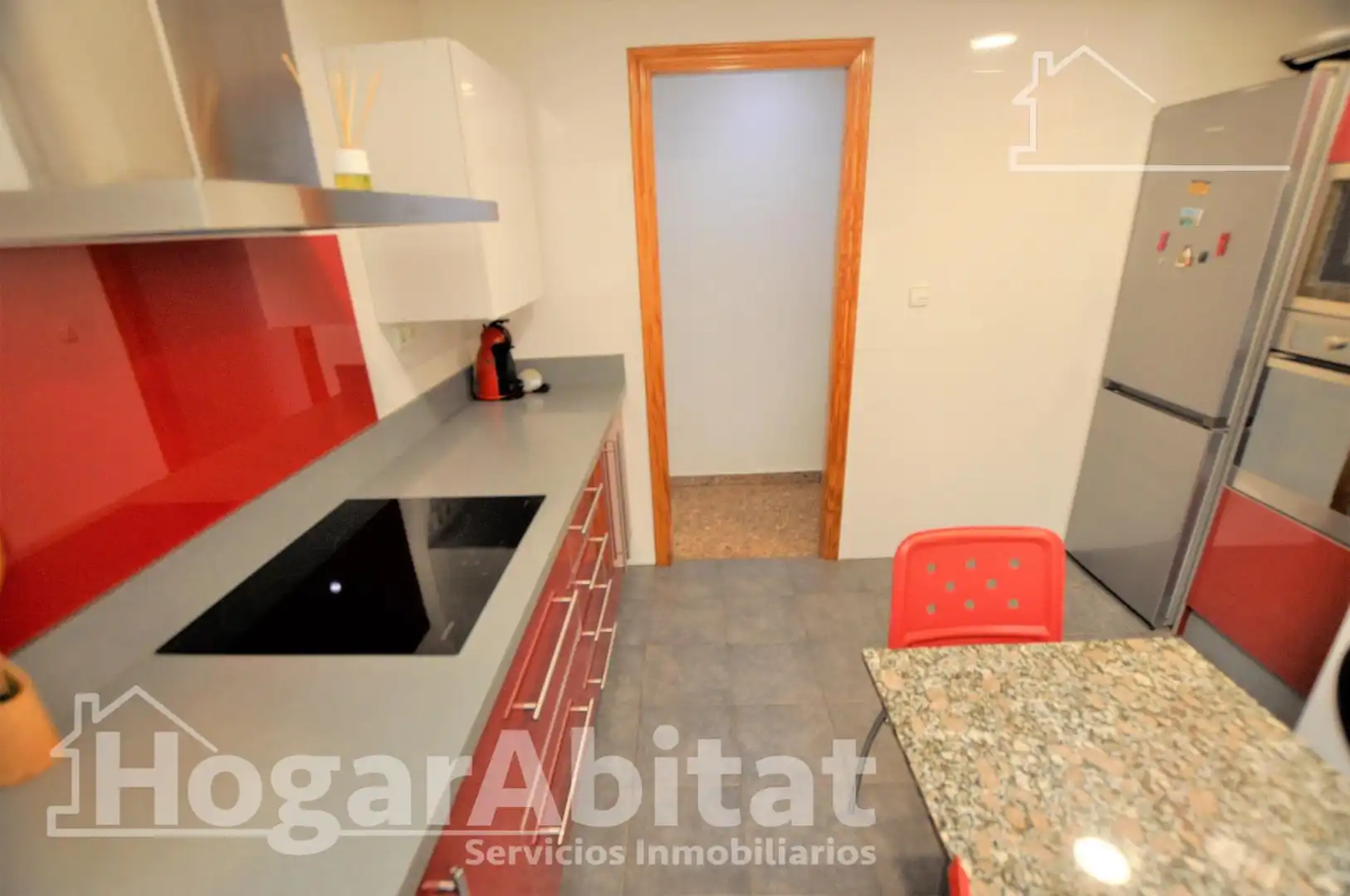 Kitchen of Flat for sale in Manises  with Air Conditioner, Heating and Balcony