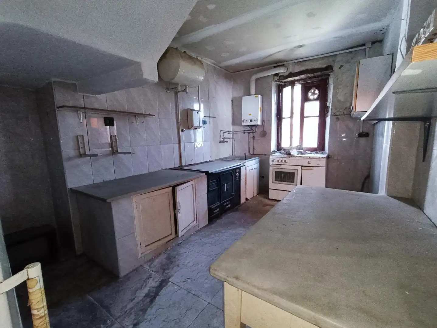 Cocina de Casa o chalet en venta en Langreo con Jardín privado y Trastero