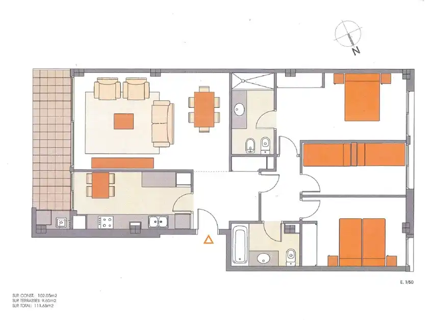 Flat for sale in Salt  with Heating, Private garden and Parquet flooring