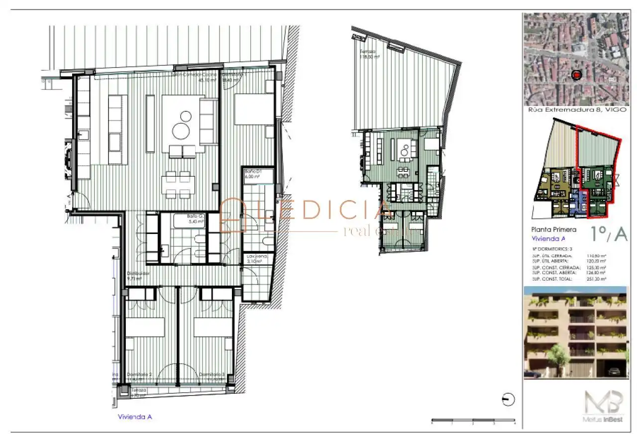 Piso en venta en Vigo  con Aire acondicionado, Calefacción y Terraza