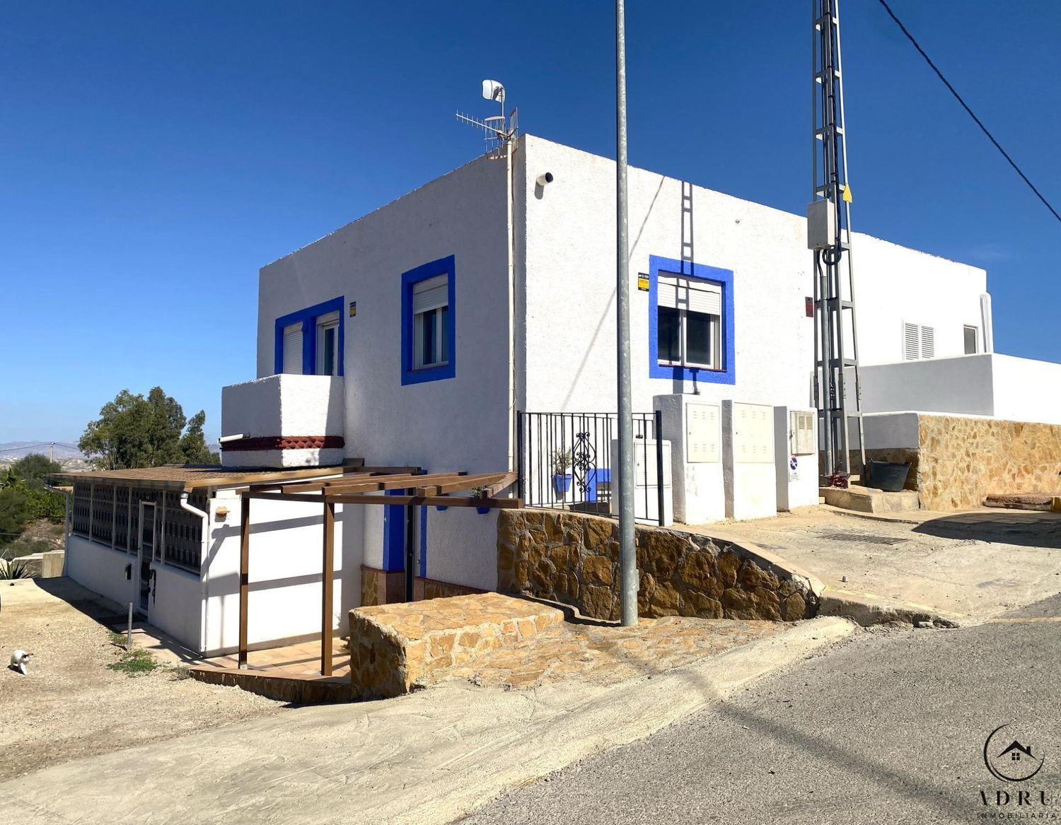 Vista exterior de Casa adosada en venta en Mojácar con Terraza