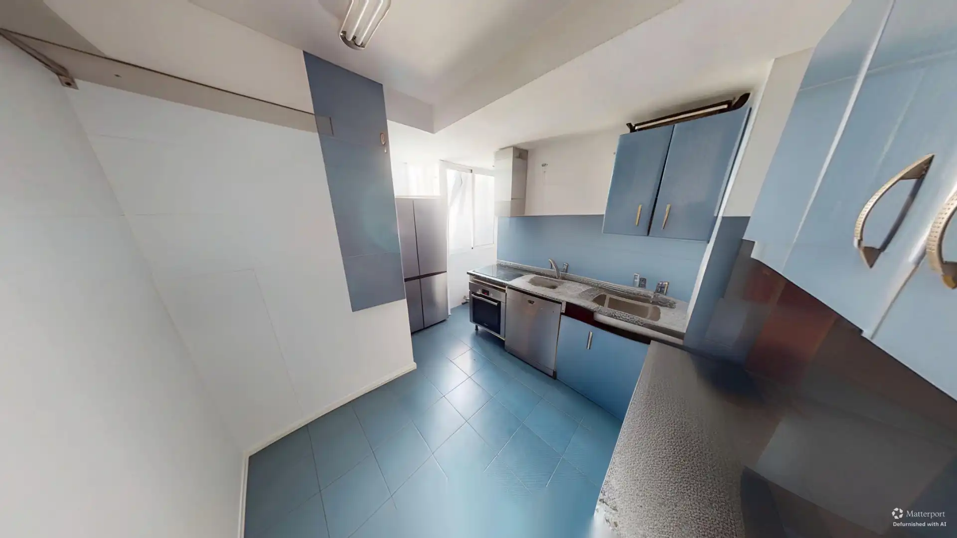 Küche von Wohnung zum Verkauf in Alicante / Alacant mit Klimaanlage, Heizung und Parkett