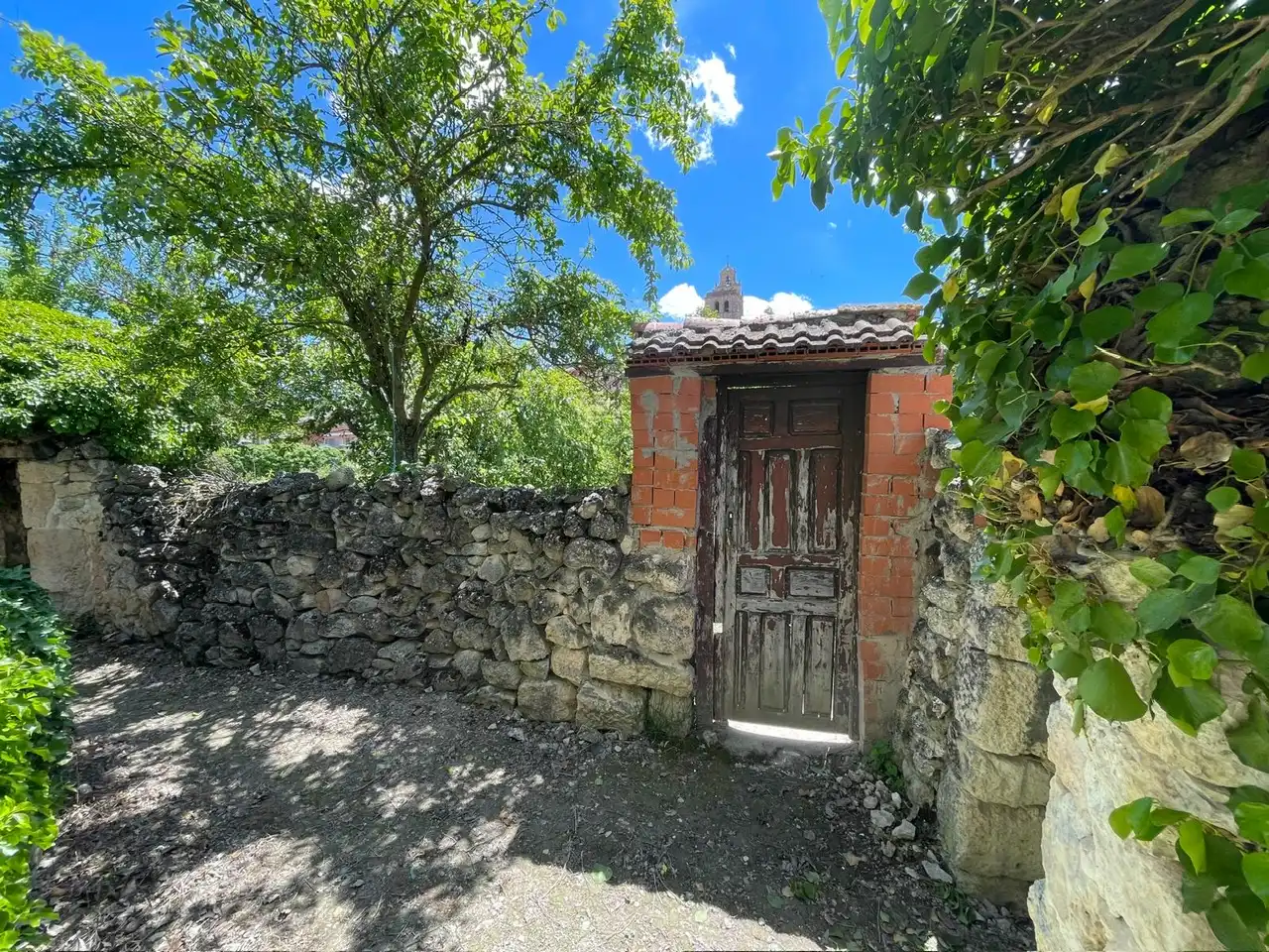 Vista exterior de Finca rústica en venda en Espinosa de Cerrato amb Jardí privat