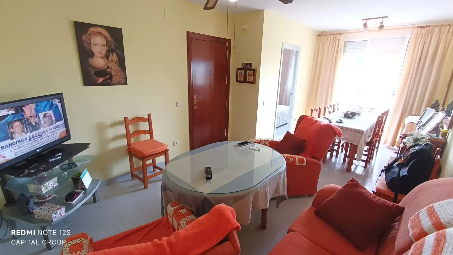 Sala de estar de Piso en venta en Punta Umbría con Terraza, Amueblado y Horno